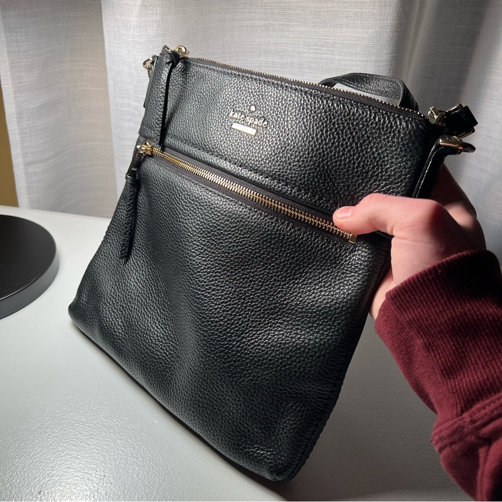 Black Leather Kate Spade Crossbody